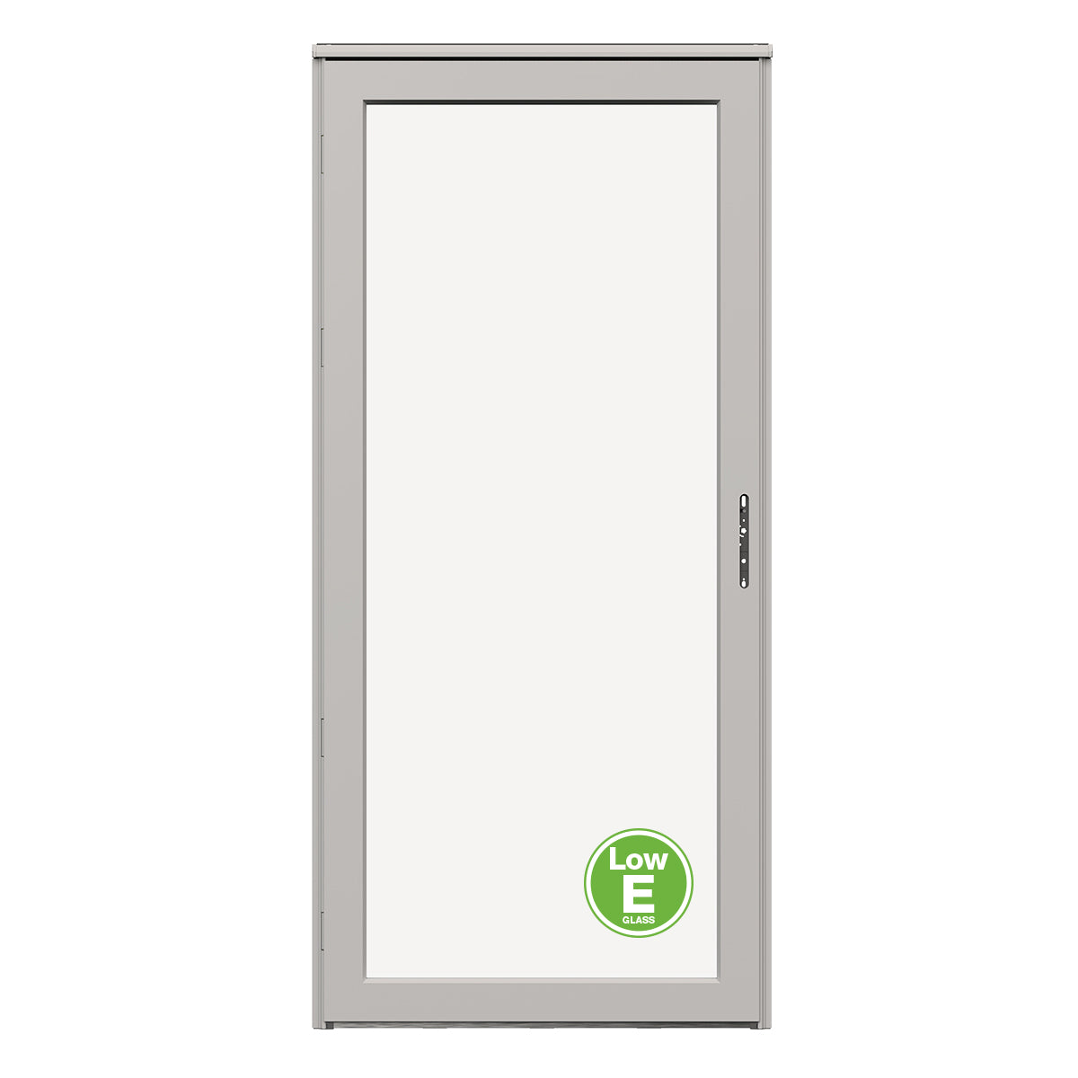 Platinum Full-View Interchangeable Full Glass Storm Door with Low-E Glass