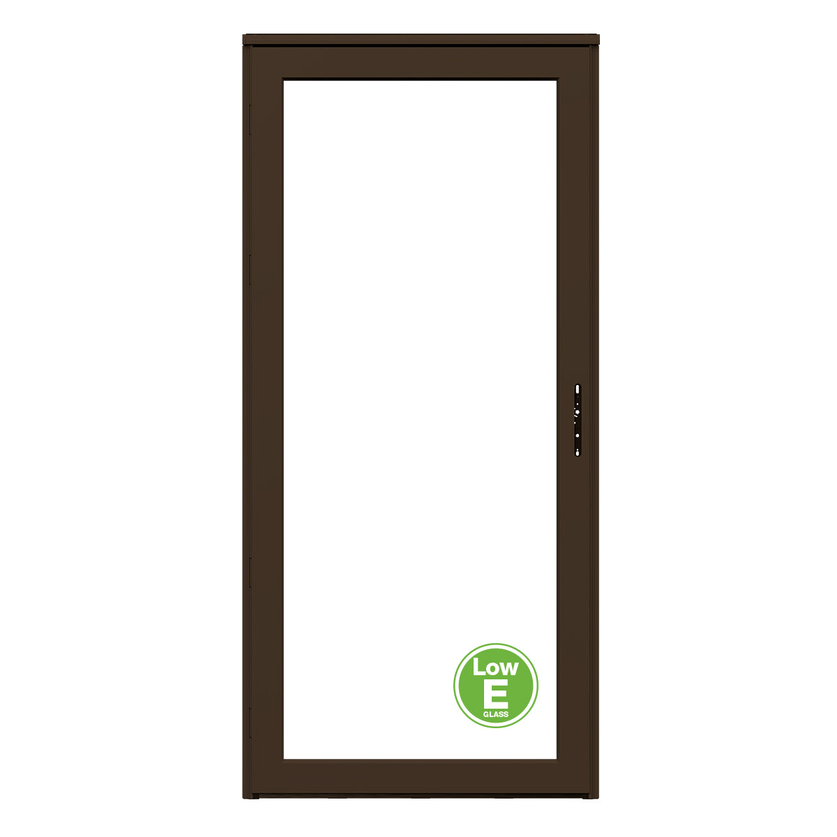 Platinum Full-View Interchangeable Full Glass Storm Door with Low-E Glass