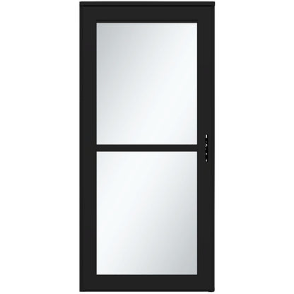 Platinum Retractable Screen Storm Door with Tempered Glass