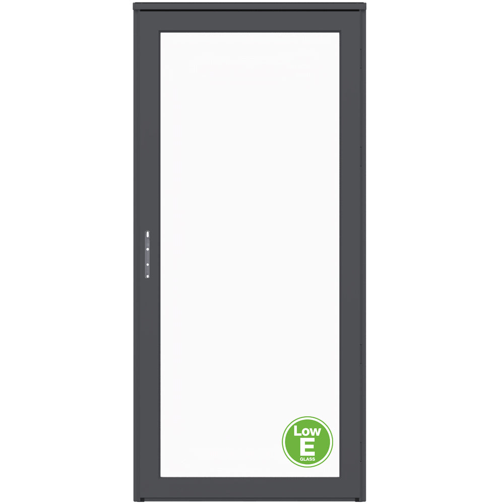 Platinum Full-View Interchangeable Full Glass Storm Door with Low-E Glass