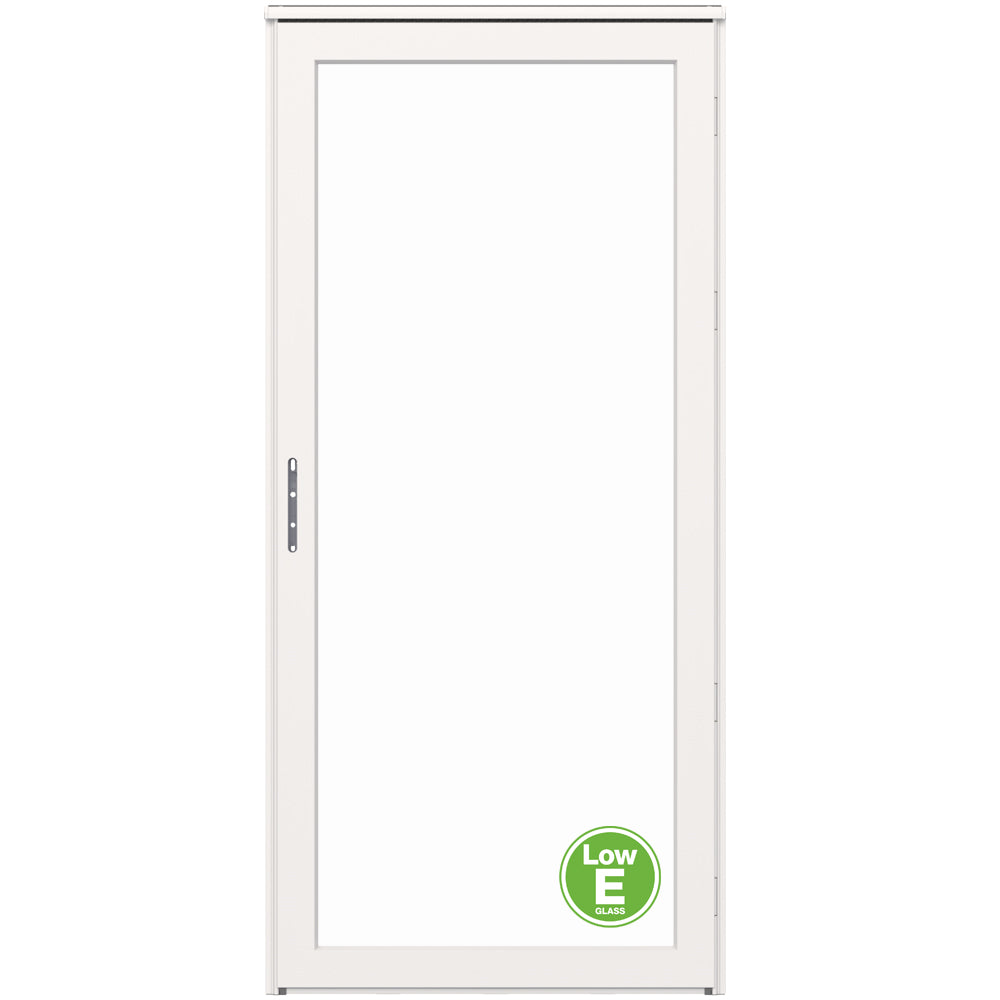 Platinum Full-View Interchangeable Full Glass Storm Door with Low-E Glass