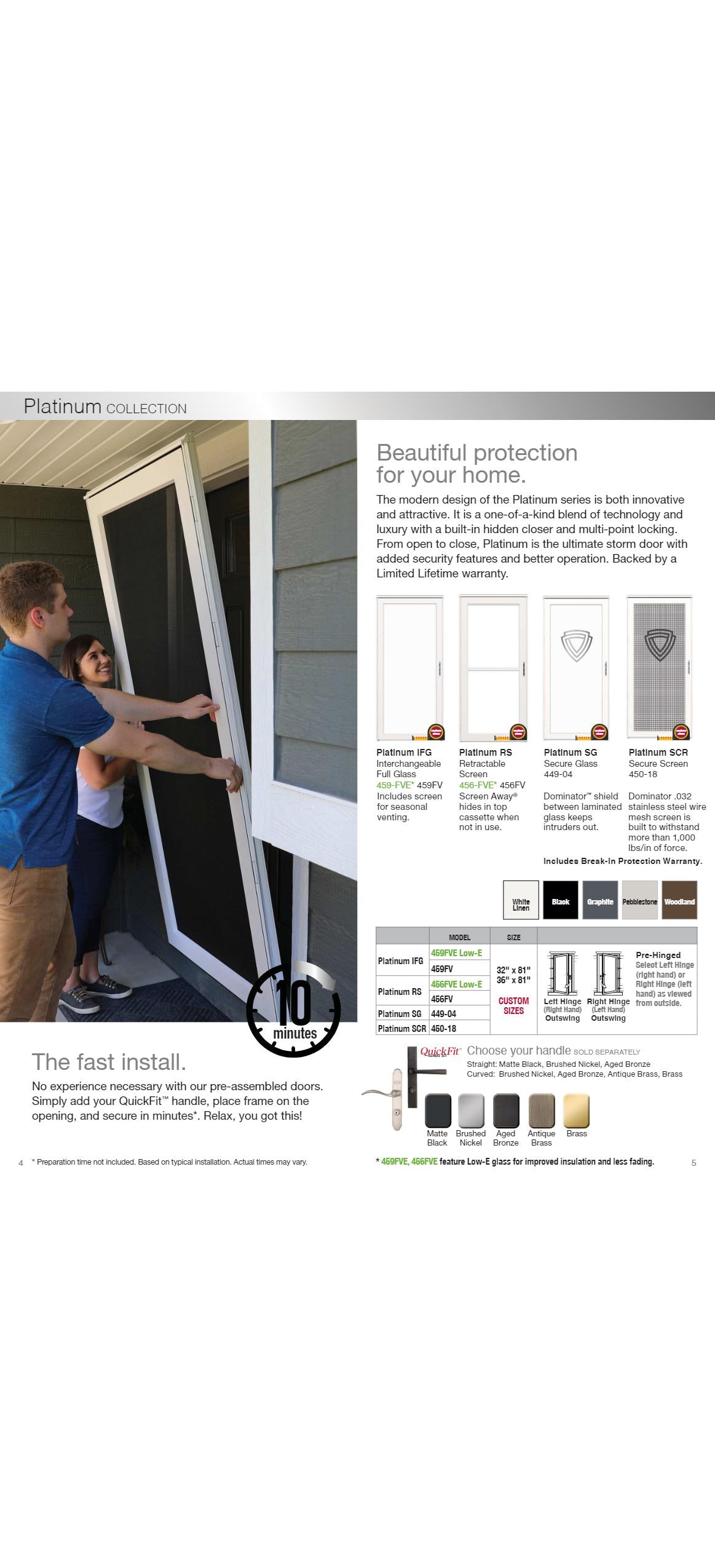 Larson Storm Doors Brochure