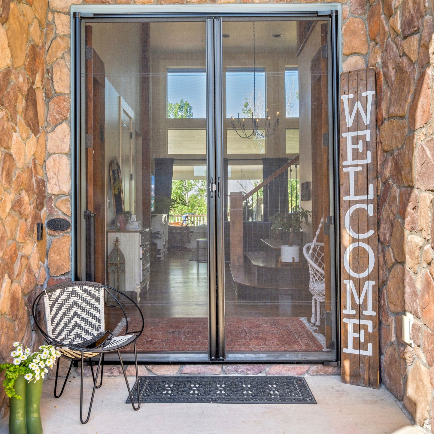 Brisa Retractable Screen Double Door