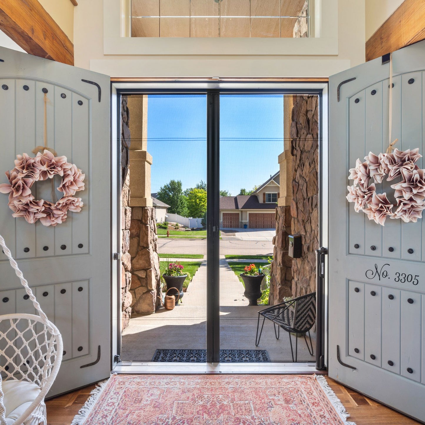 Brisa Retractable Screen Double Door