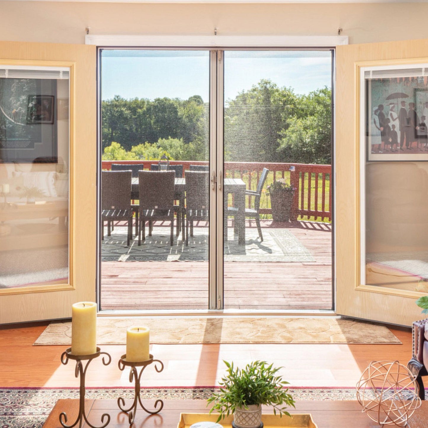 Brisa Retractable Screen Double Door