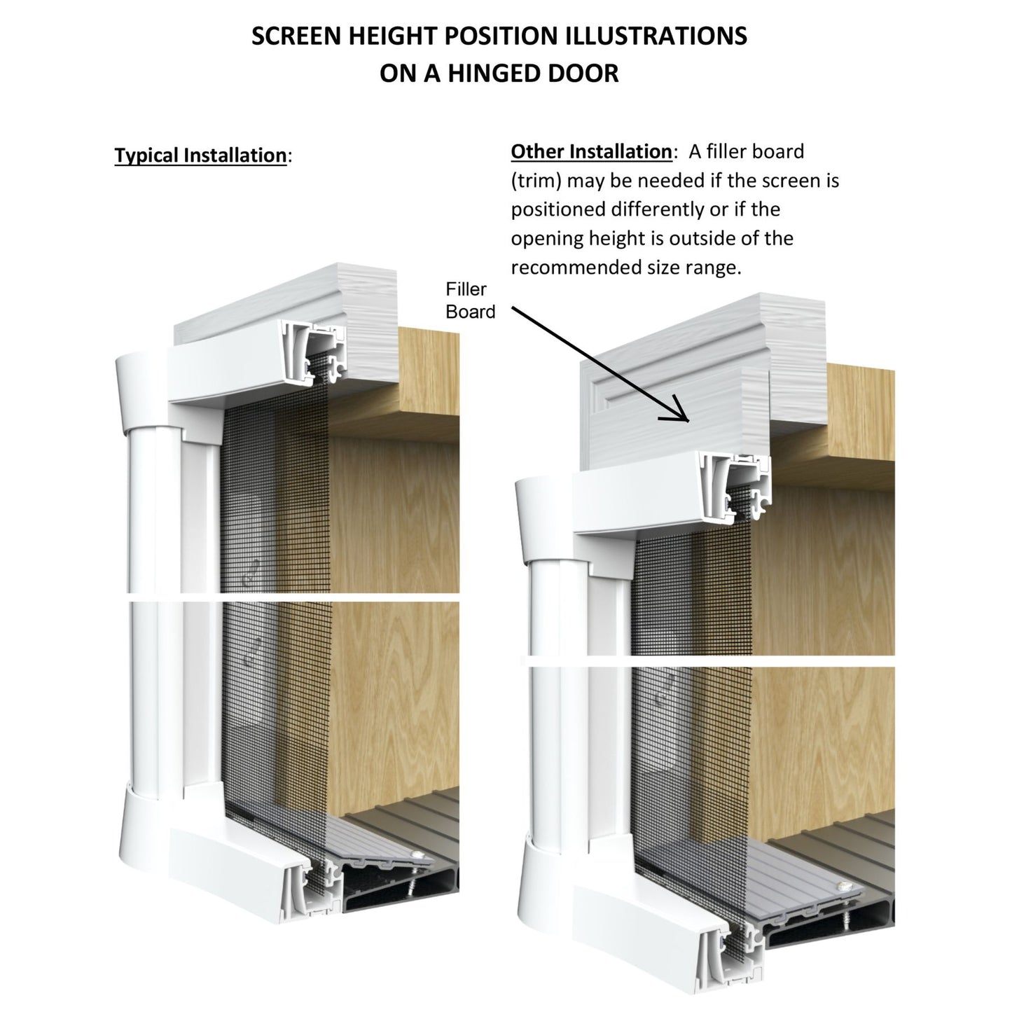 Brisa Retractable Screen Door