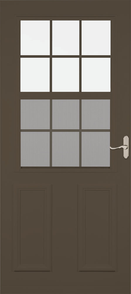 233-ST Highview Storm Door with Brushed Nickel Handle