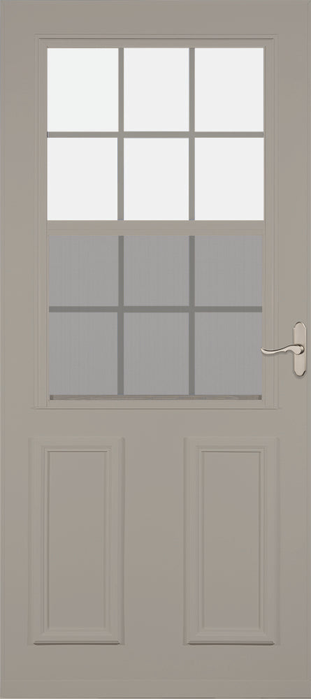 233-ST Highview Storm Door with Brushed Nickel Handle