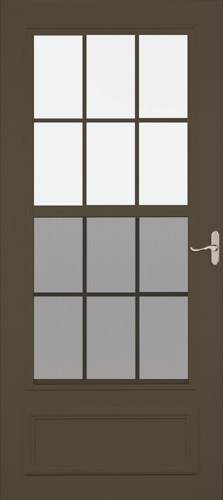 237-CF Midview Storm Door with Brushed Nickel Handle