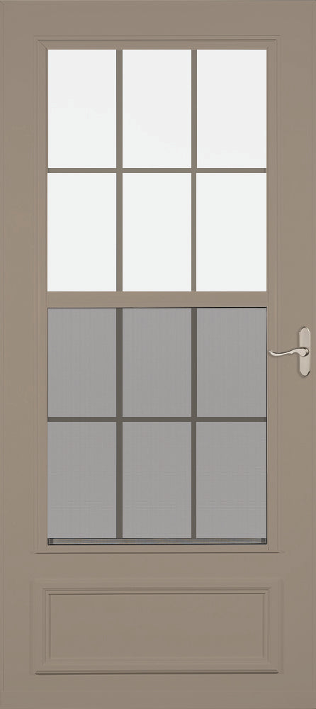 237-CF Midview Storm Door with Brushed Nickel Handle