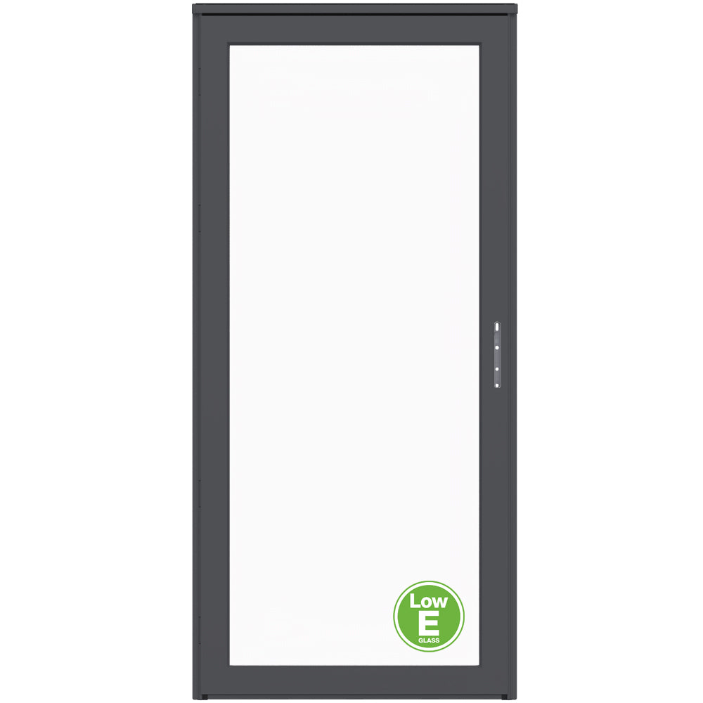 Platinum Full-View Interchangeable Full Glass Storm Door with Low-E Glass