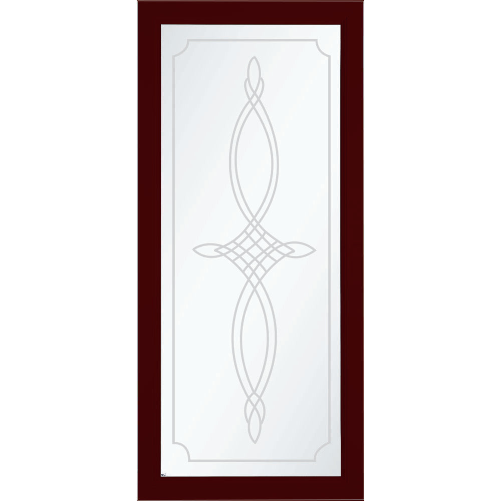 149 Elegant Selection Storm Door with Decorative Glass