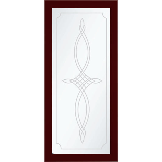 149 Elegant Selection Storm Door with Decorative Glass