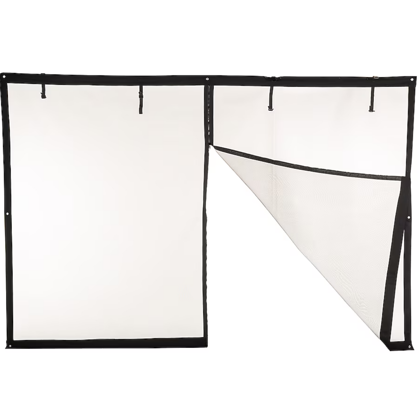 Garage Screen Door 9-ft by 7-ft with Zipper